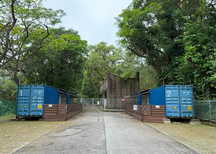 Shipping Container Hotel At Haw Par Villa Googlemap Address 27 Zehnder Road Taxi And Cars Can Only Enter Via Zehnder Road